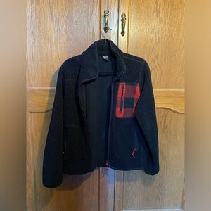 Roots Fleece Jacket With Plaid Pocket